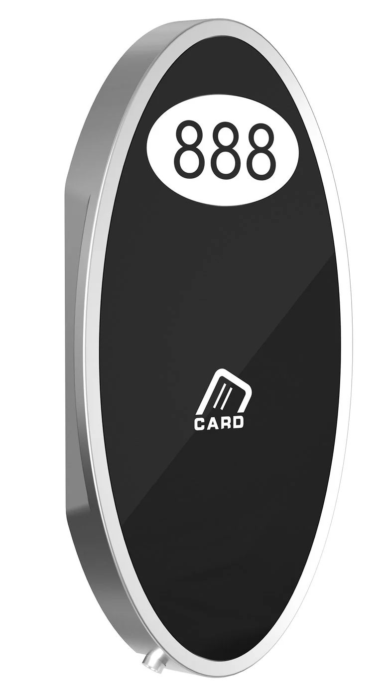 EM138 RFID Locker Lock – Zinc Alloy, Electroplated Silver