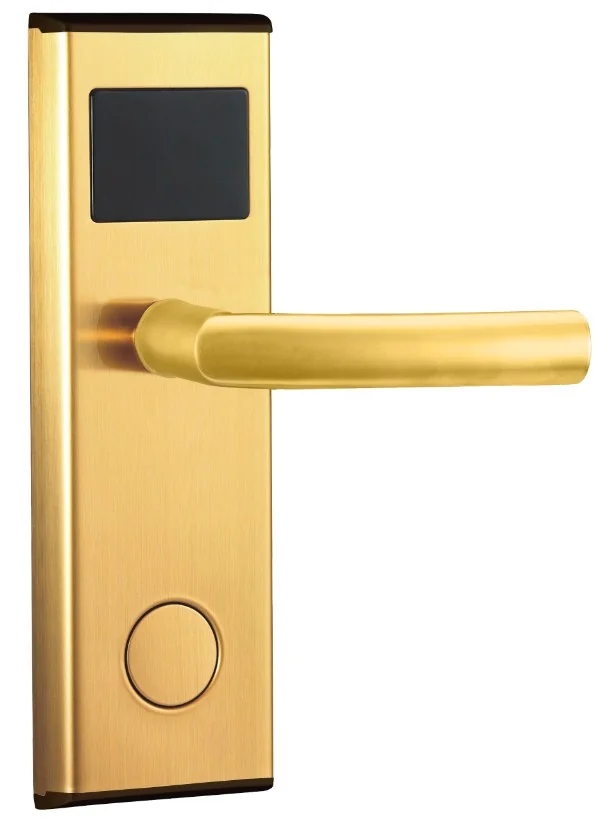 118E-S/S1-J Gold Stainless Steel Hotel RFID Lock