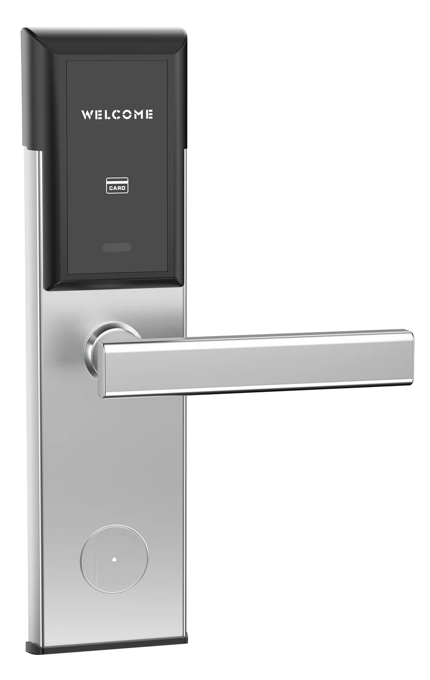 118E-S2-Y Stainless Steel Silver Hotel RFID Lock