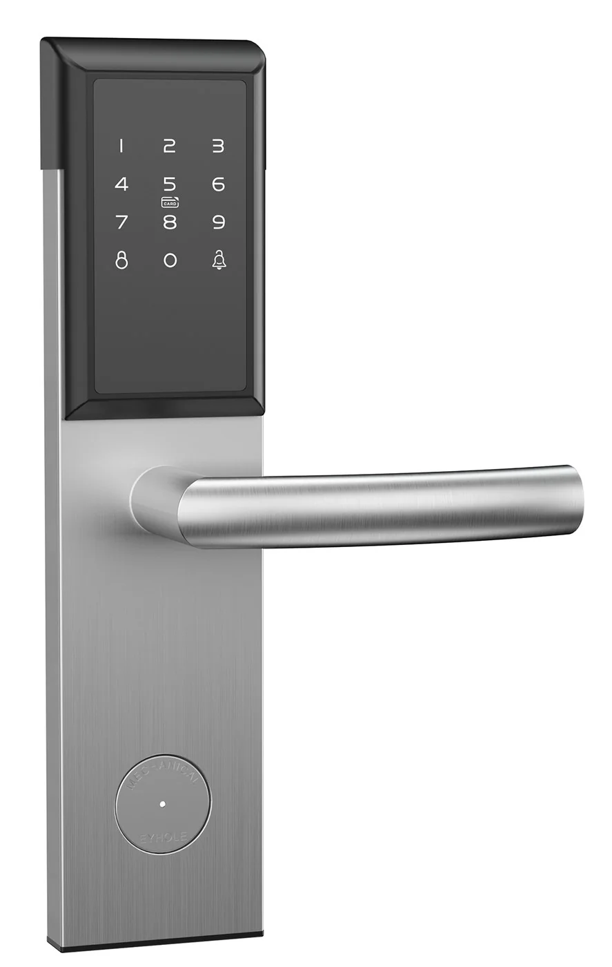 2036Password APP-S2 Gunmetal TTLock Hotel Keypad Lock with Voice Keypad