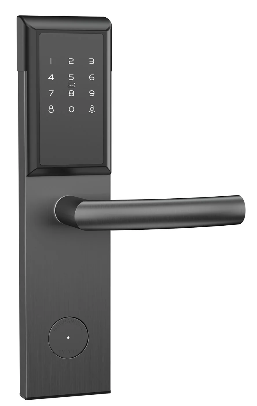 2036Password APP-S2 Gunmetal TTLock Hotel Keypad Lock with Voice Keypad