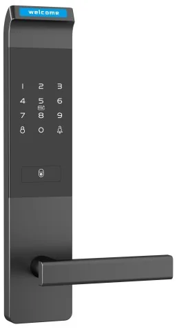 2056Password APP-Black TTLock Hotel Keypad Lock – Voice Keypad Version