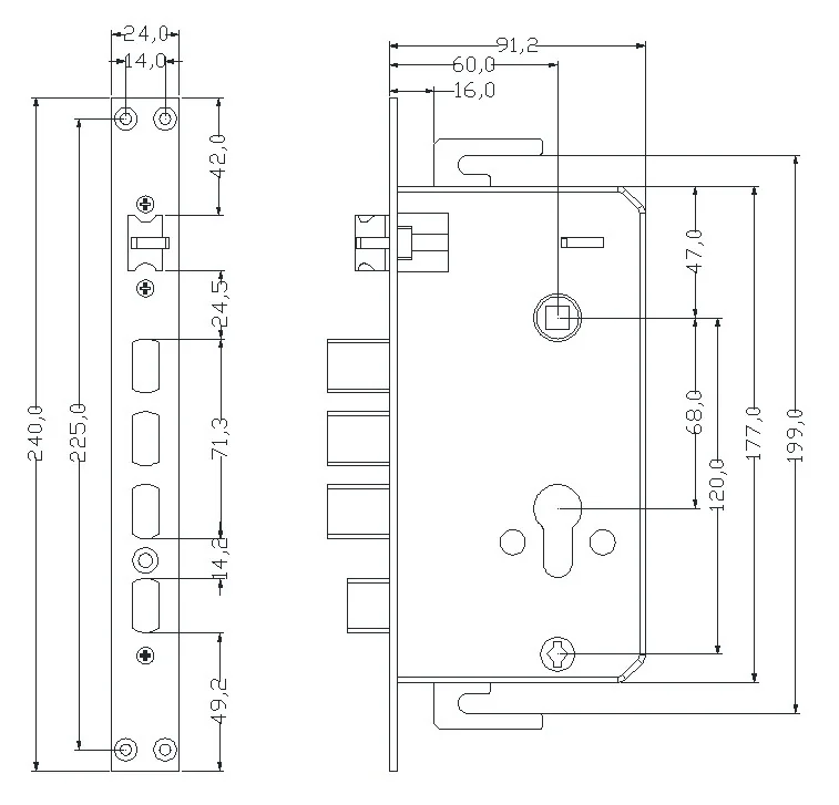 3S01 TTLock Fully Automatic Digital Door Viewer Fingerprint Lock