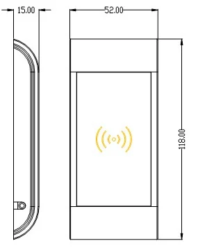 EM126 Password and ID Card Locker Keypad Lock