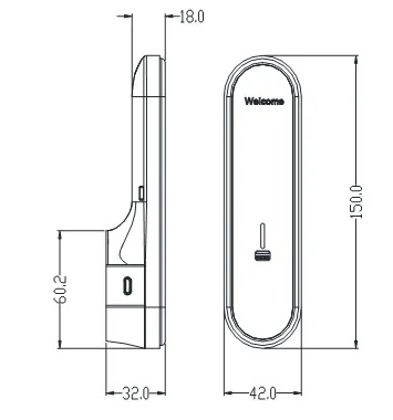 EM175 Aluminum Alloy Locker RFID Lock