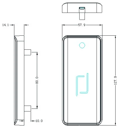 EM179 Aluminum Alloy RFID Locker Lock