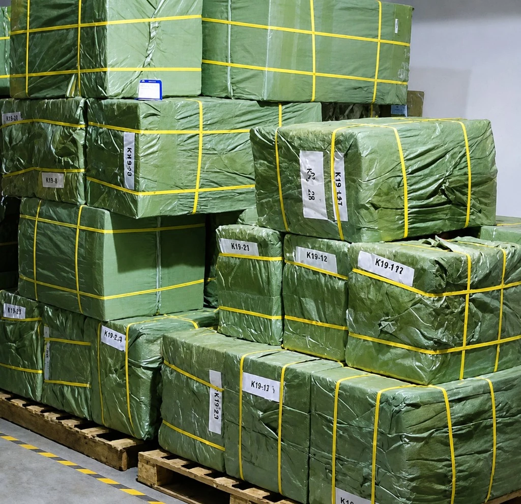 Packaged smart lock shipments prepared for delivery