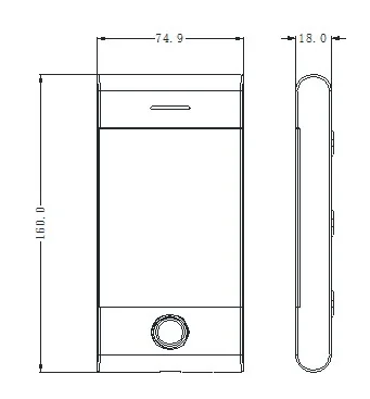 RX-MJ01 TTLock Aluminum Alloy Fingerprint Lock