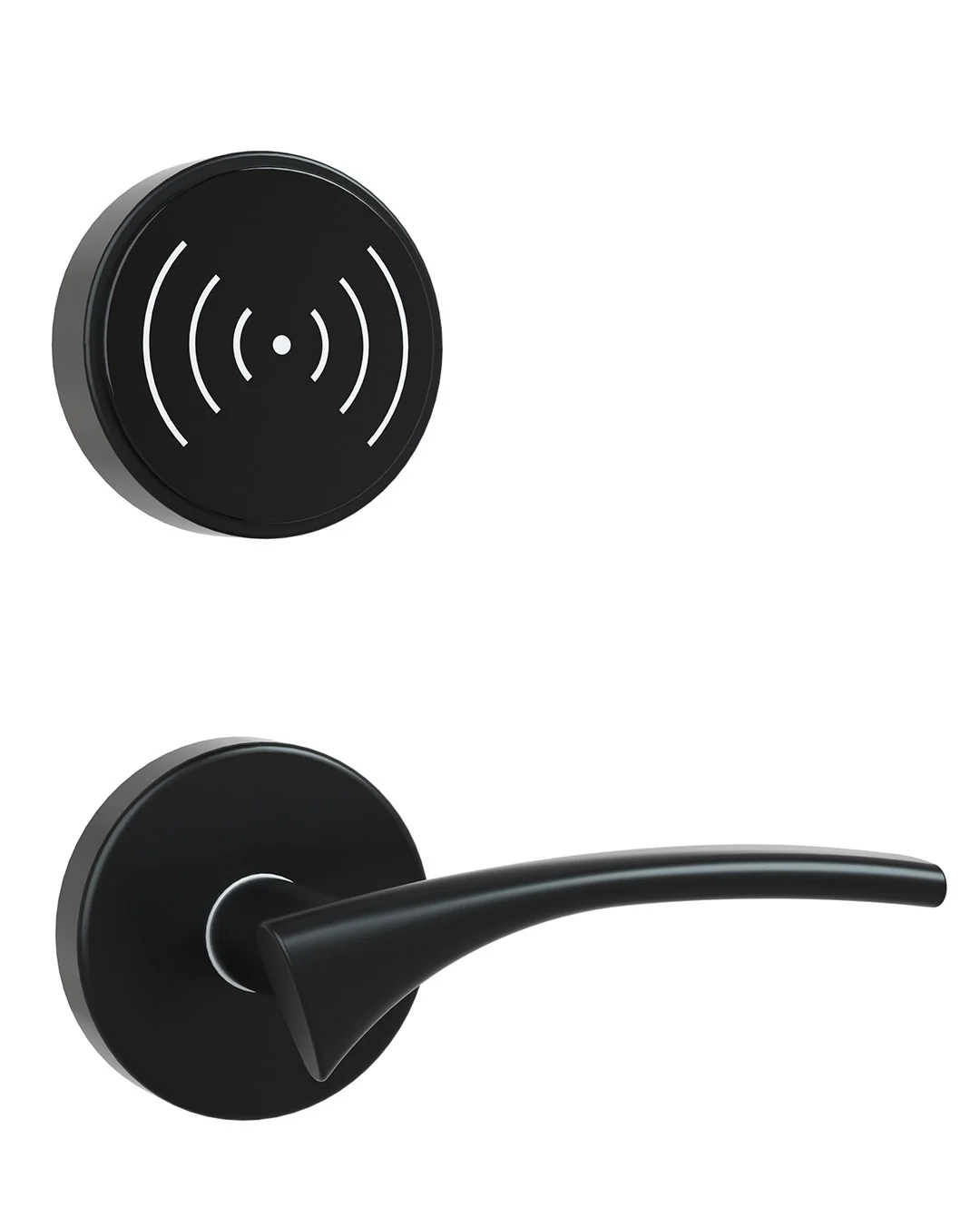 Split02-S Gunmetal Zinc Alloy RFID Hotel Lock