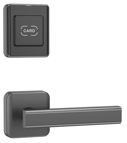 Split03-Gunmetal Powder-Coated RFID Hotel Lock