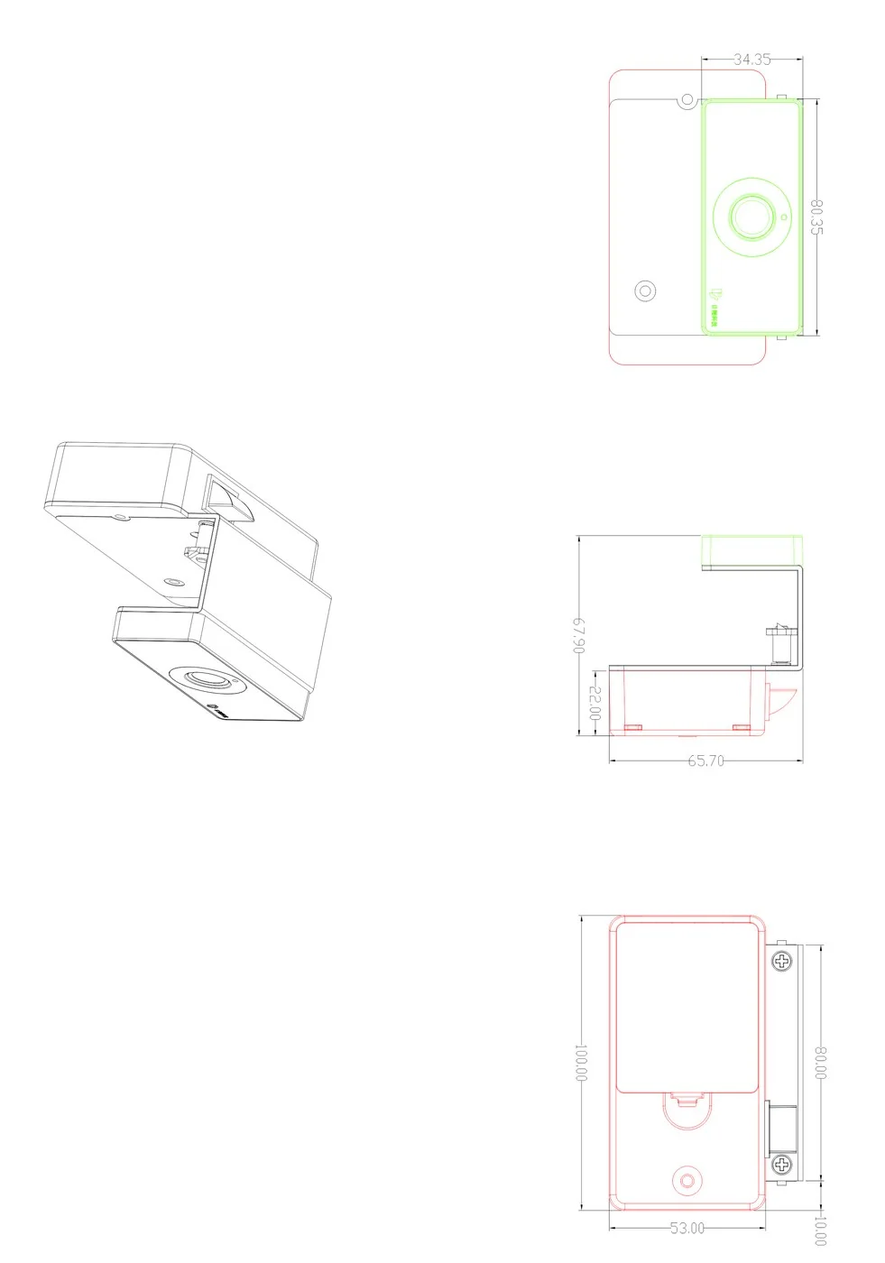ZW176 Tuya Fingerprint Locker Lock