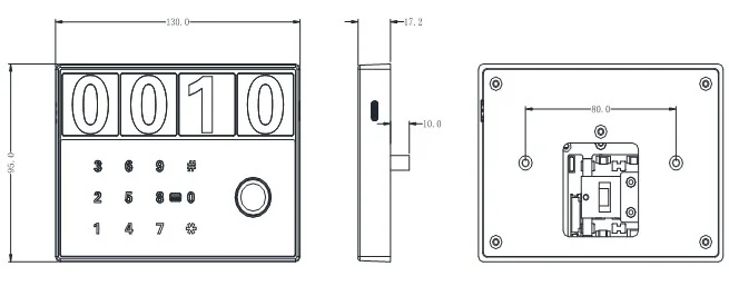 ZW183 Fingerprint & Keypad Locker Lock