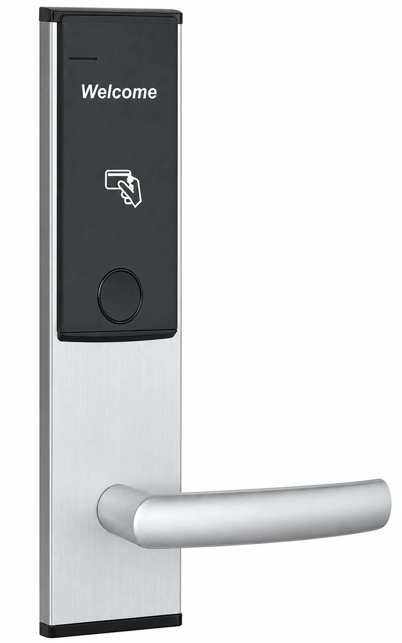 2029E-Gunmetal Stainless Steel Hotel RFID Lock - silver version