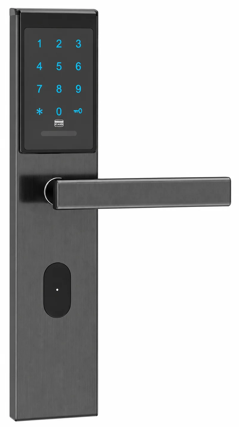 2031Password TTLock Voice Keypad Security Door Lock - silver version