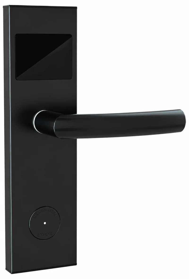 2036E-S2-Gunmetal Stainless Steel Hotel RFID Lock - back view