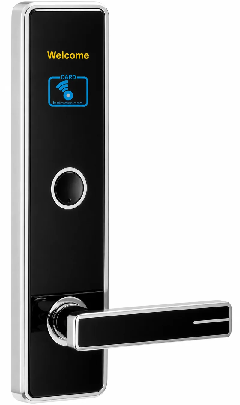 618E-J PVD Gold RFID Hotel Door Lock